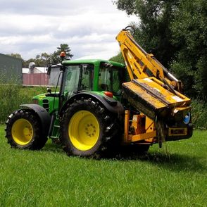 John Deere 6430 Cab Tractor with McConnel Reach Mower