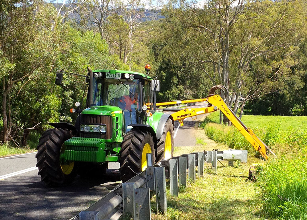 John Deere 6430 Cab Tractor with McConnel Reach Mower
