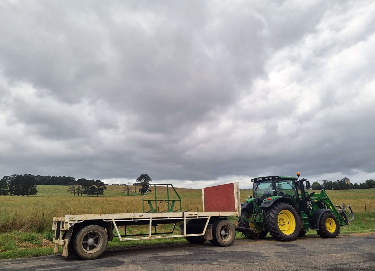 Flat Top Bale Trailer